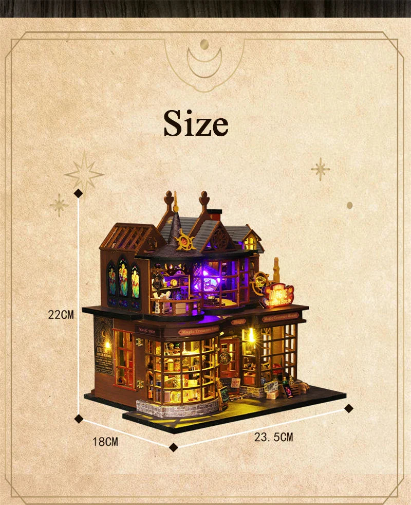 WonderWood™ Magic Treasure House Kit with LED Lights