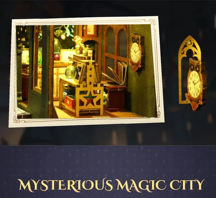 WonderWood™ Magic Clock Tower Miniature House Kit
