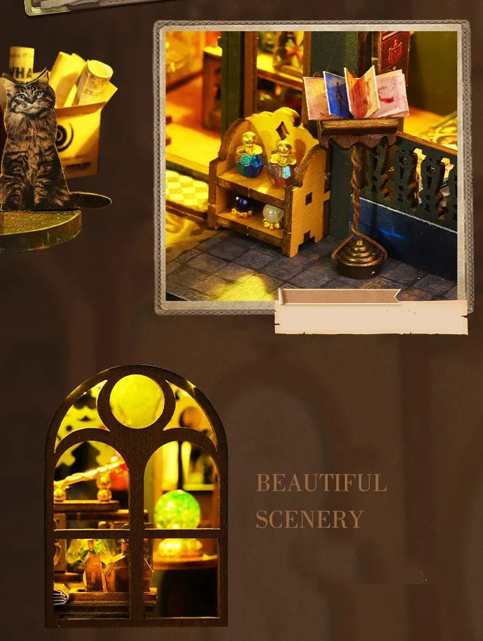 WonderWood™ Magic Clock Tower Miniature House Kit