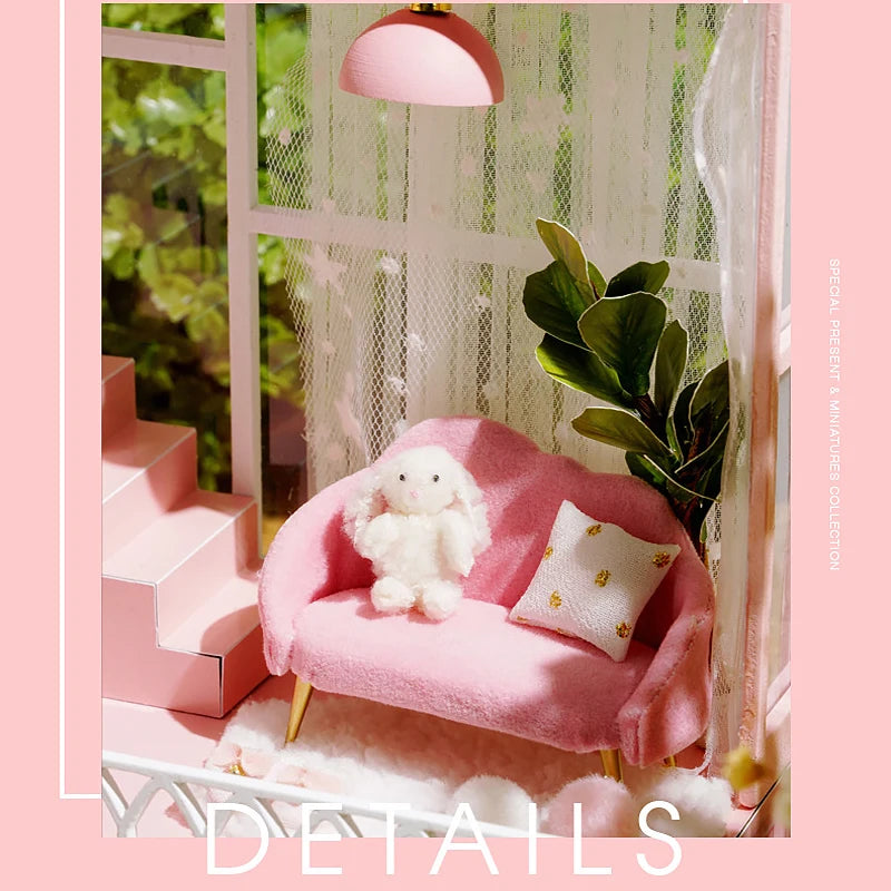 WonderWood™ Pink Miniature House Kit