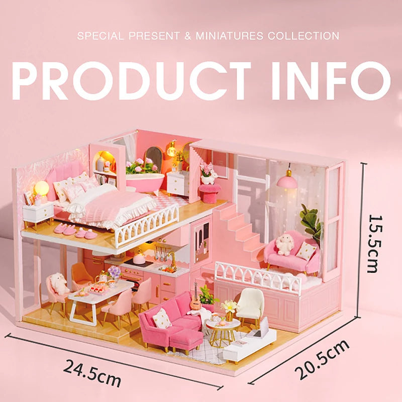 WonderWood™ Pink Miniature House Kit