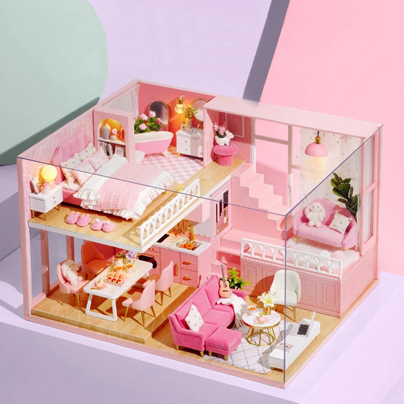 WonderWood™ Pink Miniature House Kit