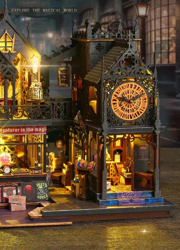 WonderWood™ Magic Clock Tower Miniature House Kit