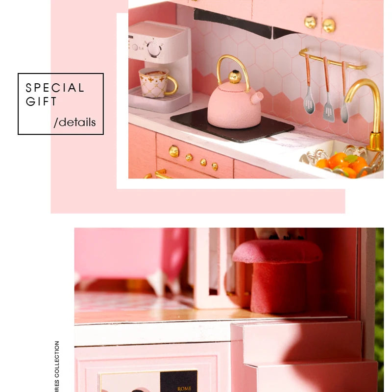 WonderWood™ Pink Miniature House Kit