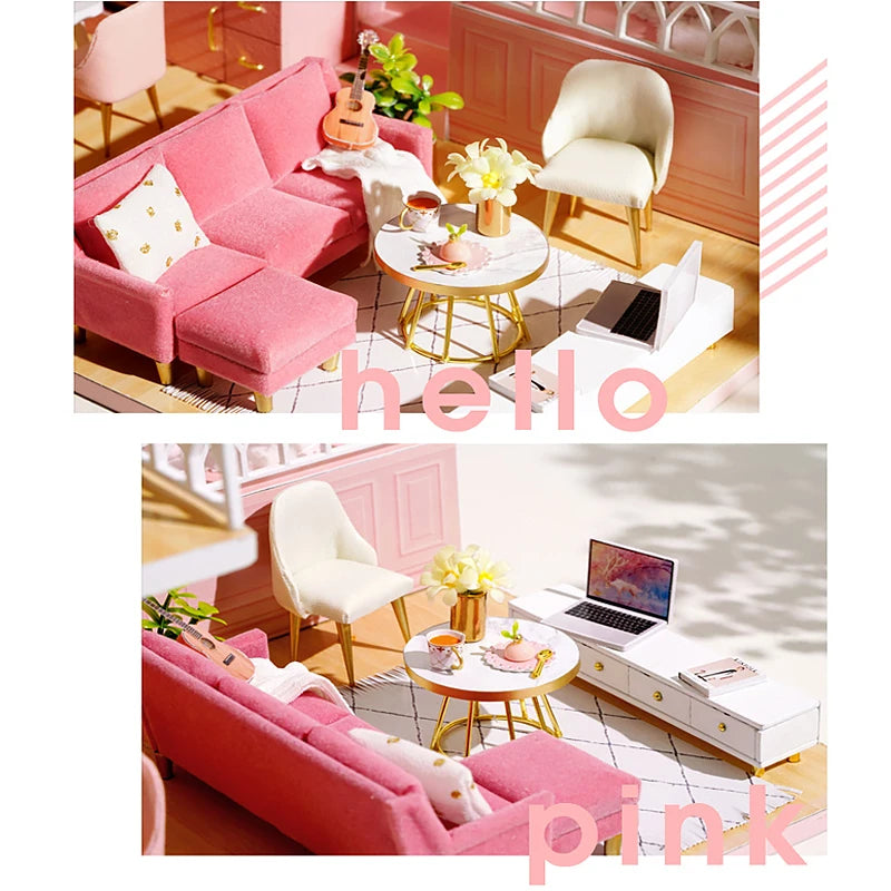 WonderWood™ Pink Miniature House Kit