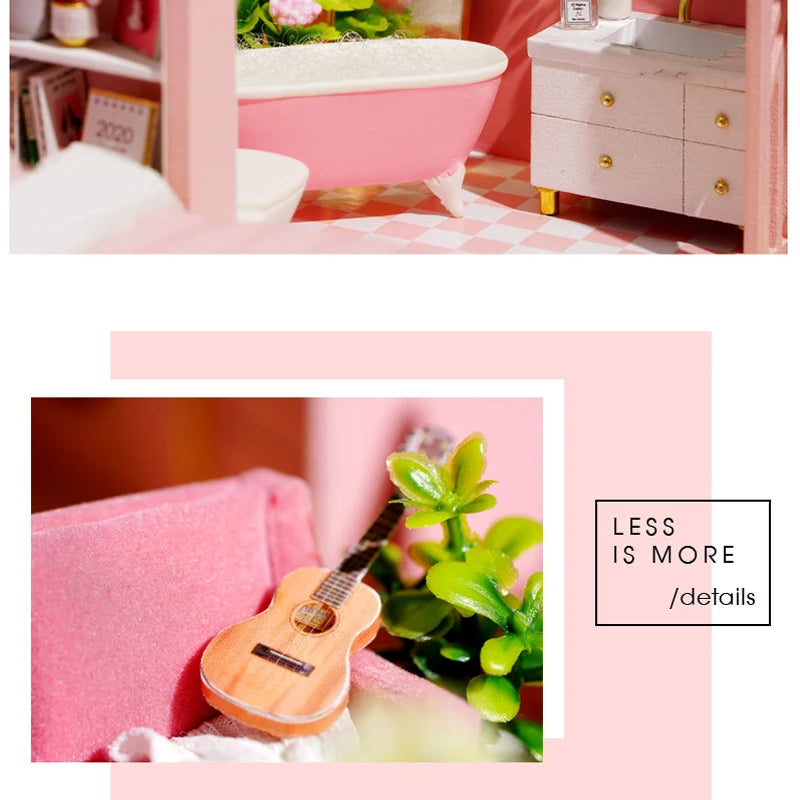 WonderWood™ Pink Miniature House Kit