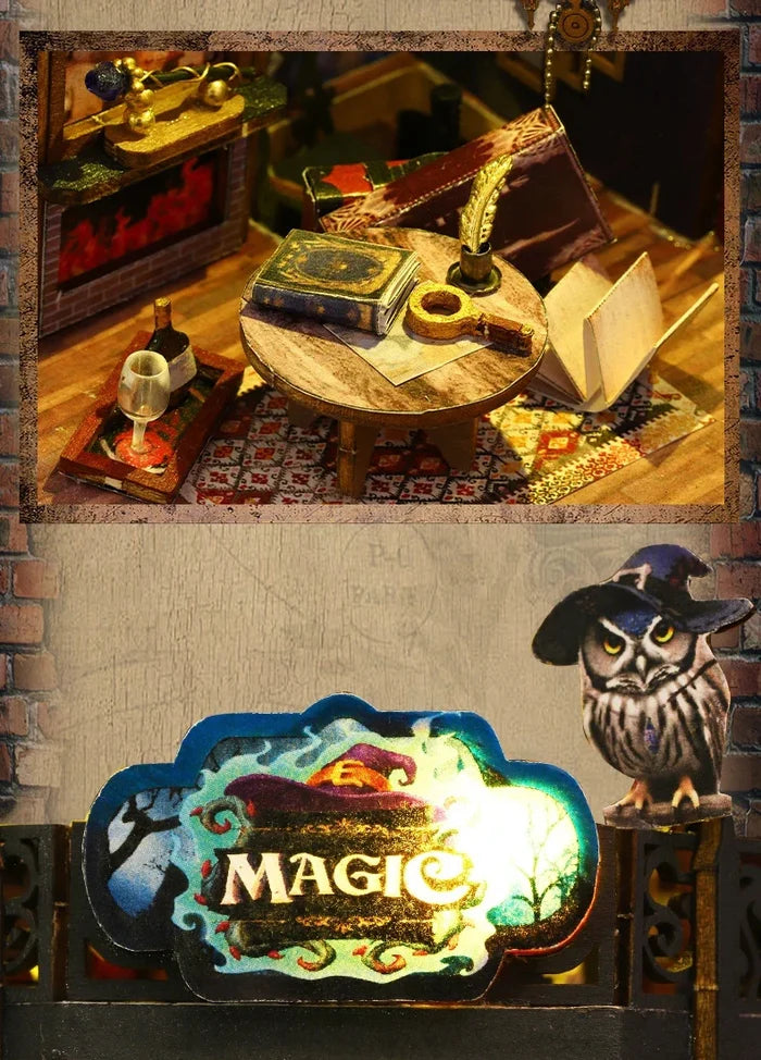 WonderWood™ Magic Clock Tower Miniature House Kit