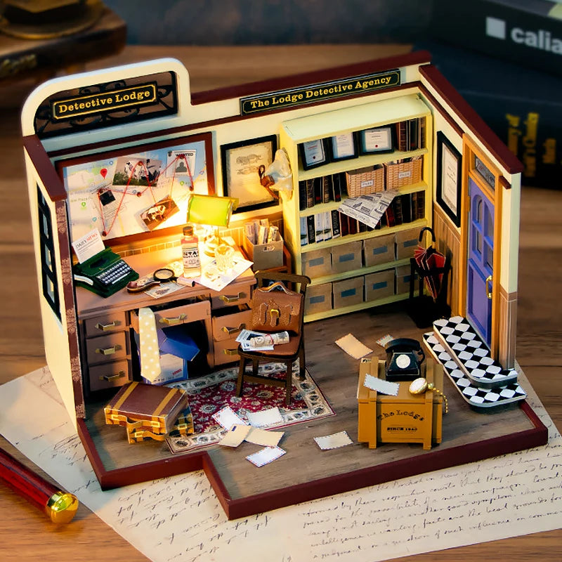 WonderWood™ Mose's Detective Agency DIY Miniature House Kit