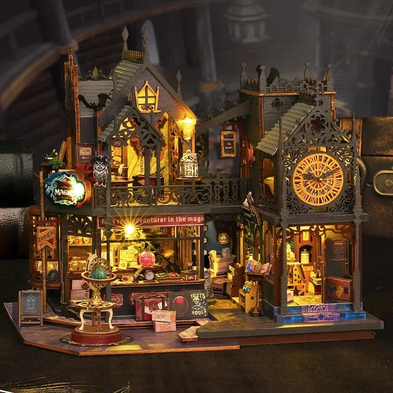 WonderWood™ Magic Clock Tower Miniature House Kit