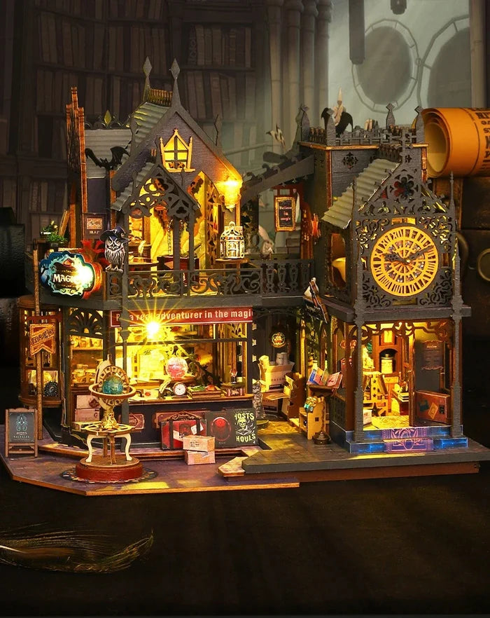 WonderWood™ Magic Clock Tower Miniature House Kit