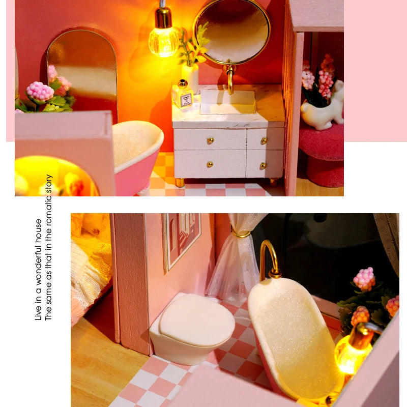 WonderWood™ Pink Miniature House Kit