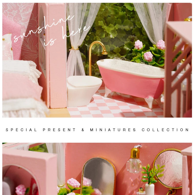 WonderWood™ Pink Miniature House Kit