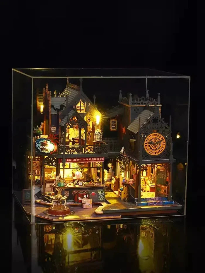 WonderWood™ Magic Clock Tower Miniature House Kit