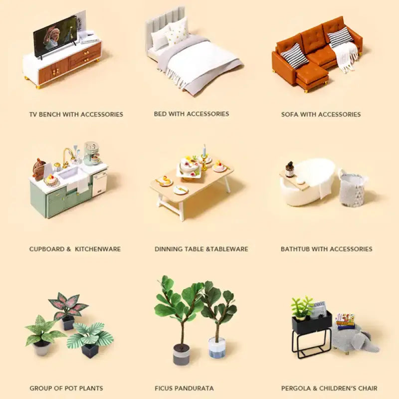 WonderWood™ Vie Confortable Miniature House