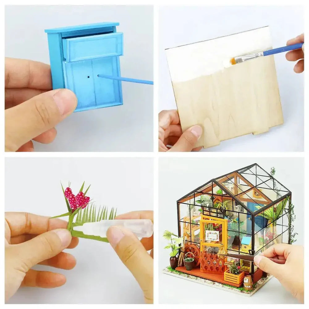 WonderWood™ Cathy's Greenhouse DIY Miniature House Kit