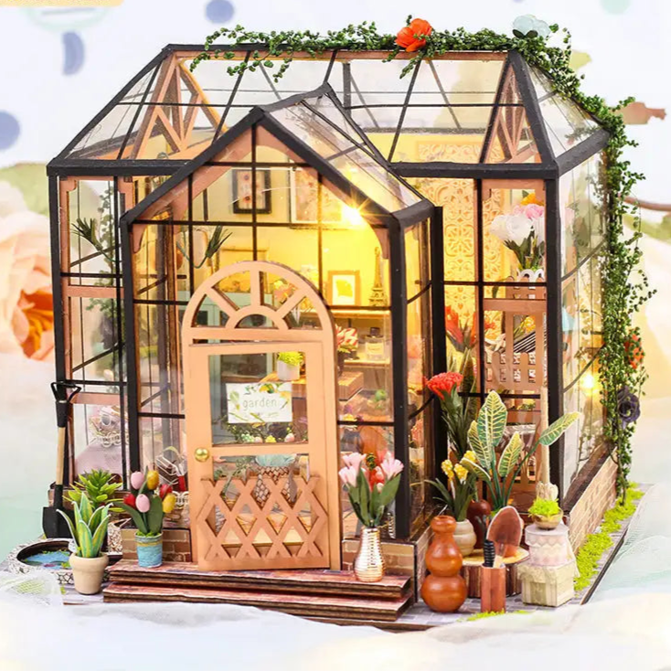 WonderWood™ Jenny's Green House DIY Miniature House Kit